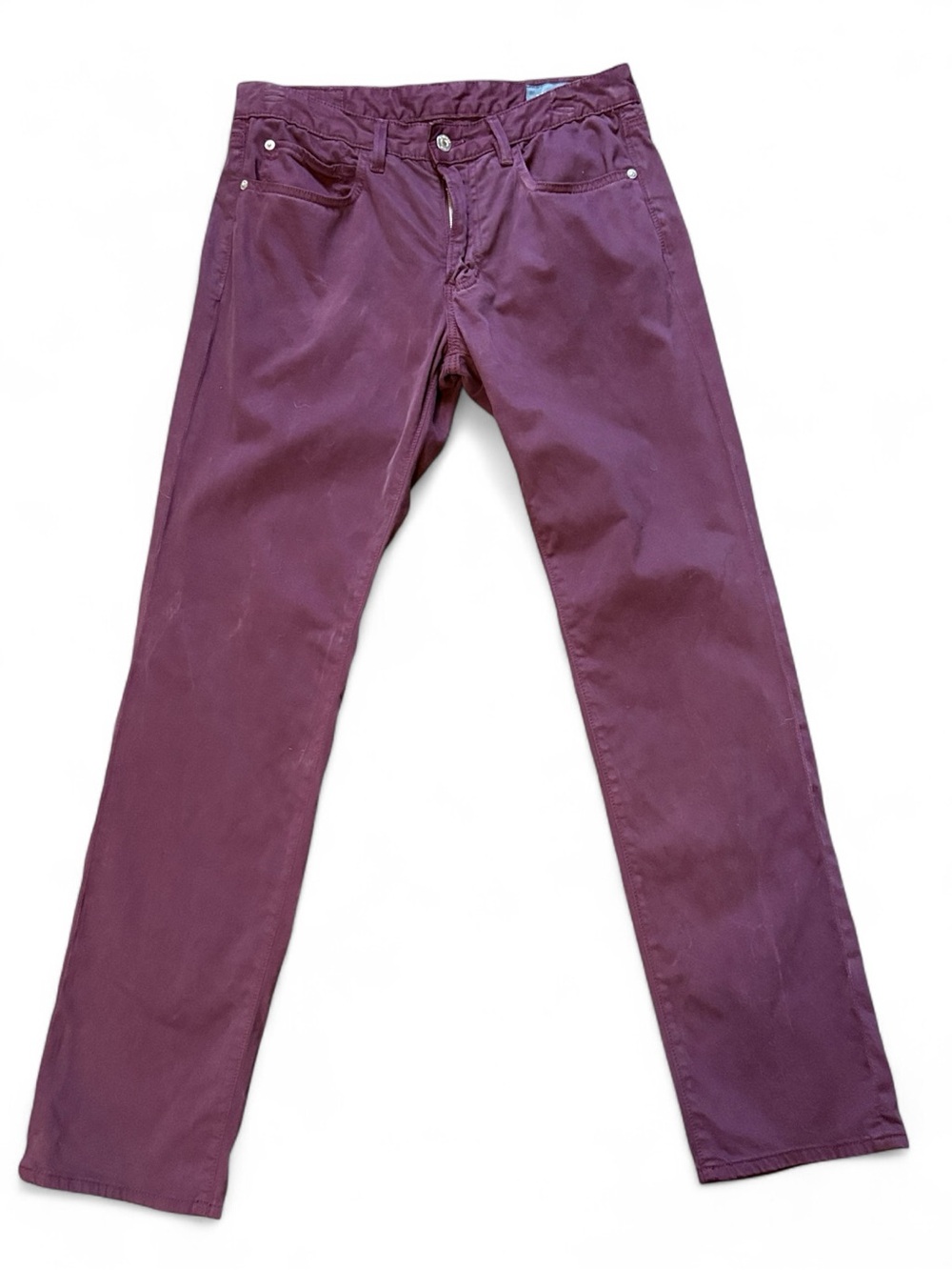 Bonobos Maroon Straight-Leg Pants SIZE 32W x 32L